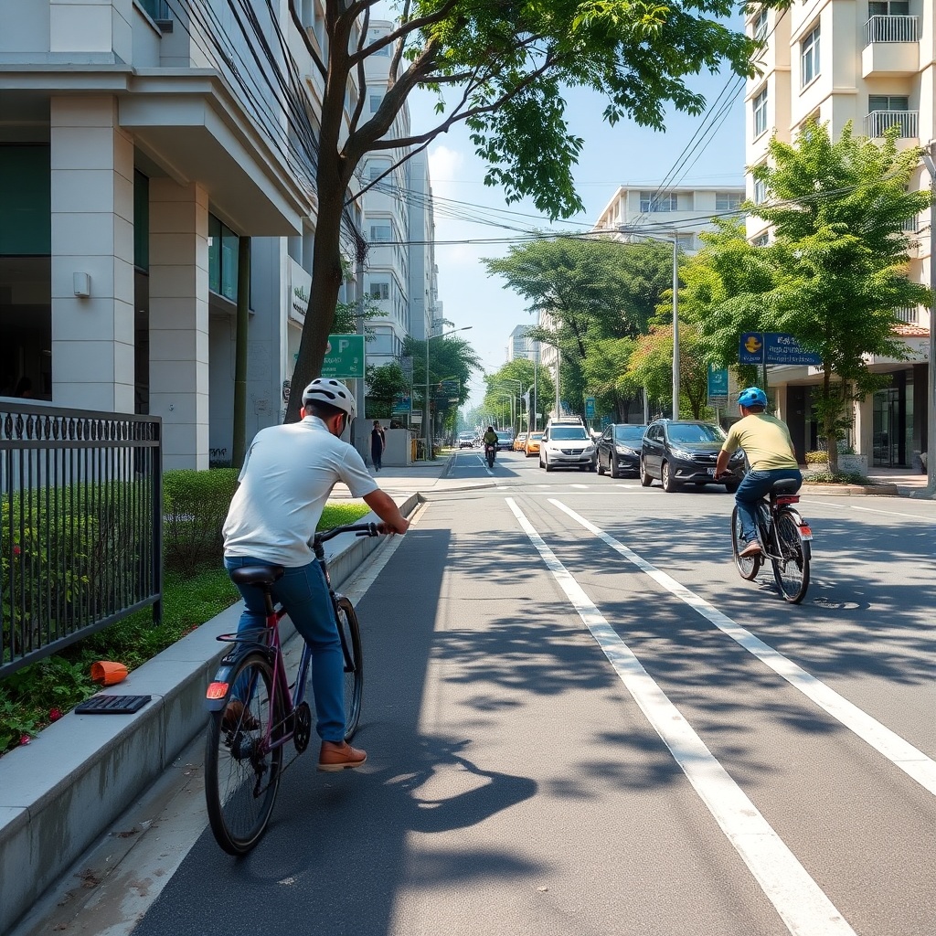 호치민시, 첫 전용 자전거 도로 건설로 친환경 교통의 첫걸음